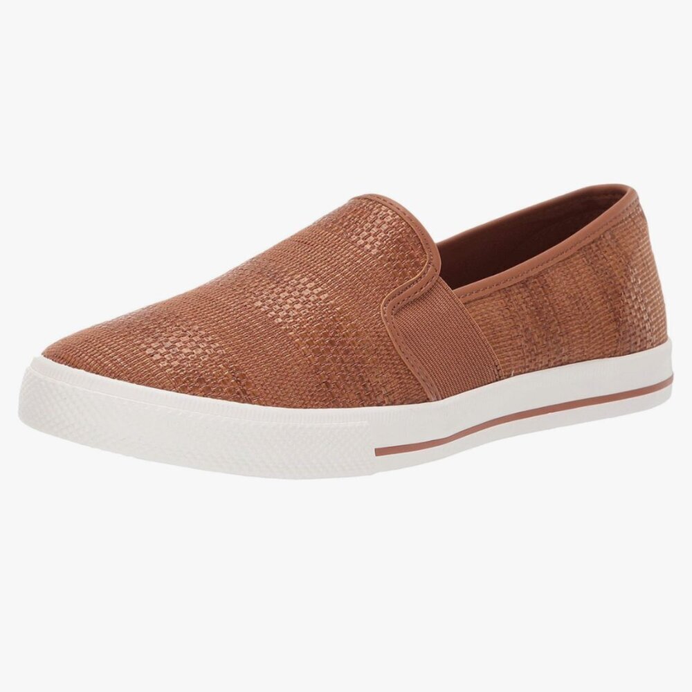 Lauren Ralph Lauren SZ 8.5 Janis Slip On Sneaker Preppy Academia Heritage Ranch